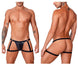CandyMan 99749 Garter Jockstrap Color Black