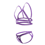 CandyMan 99822 Two Piece Outfit Color Violet