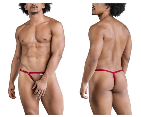 CandyMan 99852 Nudist Thongs Color Red