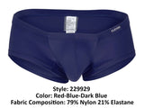 Clever 229929 3PK Australian Latin Trunks Color Red-Blue-Dark Blue