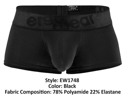 ErgoWear EW1748 MAX BOLD Trunks Color Black