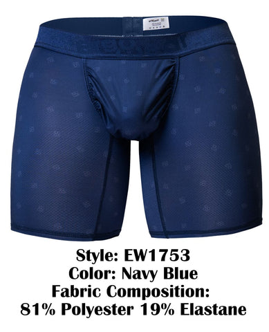 ErgoWear EW1753 FEEL SE Boxer Briefs Color Navy Blue