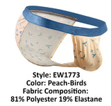 ErgoWear EW1773 SLK SE Bikini Color Peach-Birds