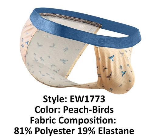 ErgoWear EW1773 SLK SE Bikini Color Peach-Birds