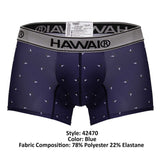 HAWAIR 42470 Printed Microfiber Trunks Color Blue