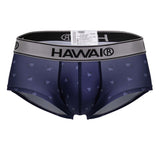 HAWAIR 42480 Printed Microfiber Briefs Color Blue