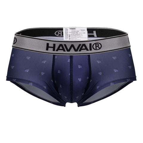 HAWAIR 42480 Printed Microfiber Briefs Color Blue