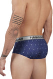 HAWAIR 42480 Printed Microfiber Briefs Color Blue