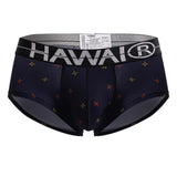 HAWAIR 42530 Printed Microfiber Briefs Color Blue