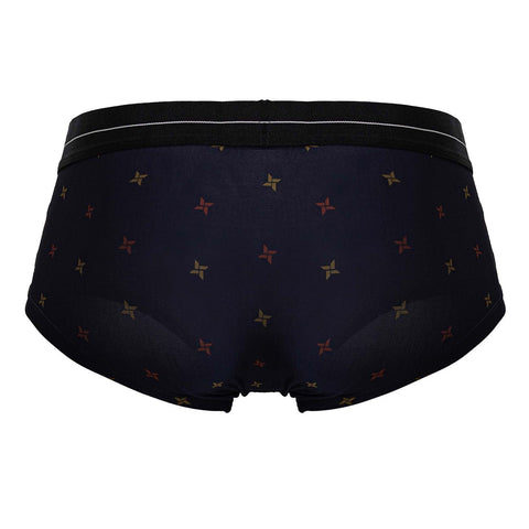 HAWAIR 42530 Printed Microfiber Briefs Color Blue
