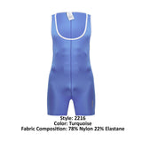 JOR 2216 Fighter Bodysuit Color Turquoise