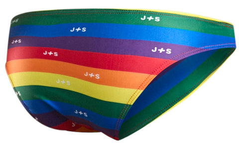 JUSTIN+SIMON XSJ01 Classic Bikini Color Pride Flag