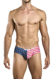 JUSTIN+SIMON XSJ22 Cheek Briefs Color USA Flag