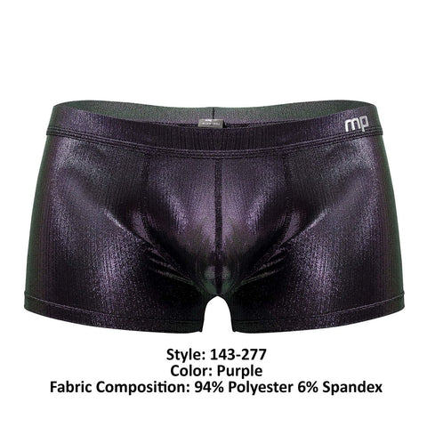 Male Power 143-277 Hocus Pocus Uplift Mini Short Color Purple