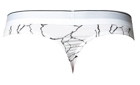 Male Power 412-299 Soo Cumfy Thong Color White-Black