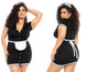 Mapale 60021X Flirty French Maid Costume Plus Color Only Color
