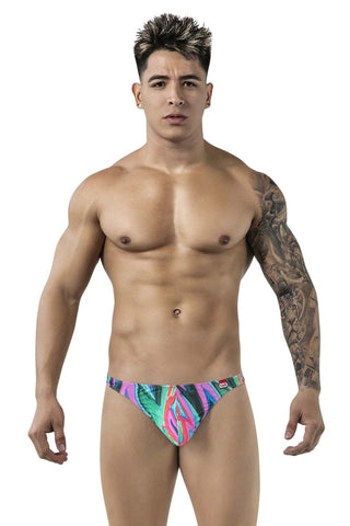 Pikante PIK 1829 Abstract Thongs Color Green