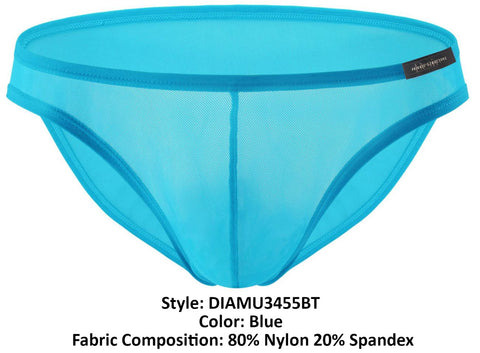 Private Structure DIAMU3455BT Desire Intima Low Rise Bikini Color Blue
