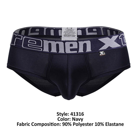 Xtremen 41316 Microfiber Briefs Color Navy