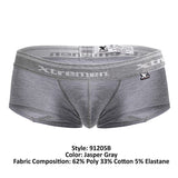 Xtremen 91205B Cotton Blend Trunks Color Jasper Gray