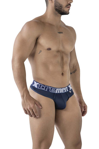 Xtremen 91208B Microfiber Thongs Color Navy
