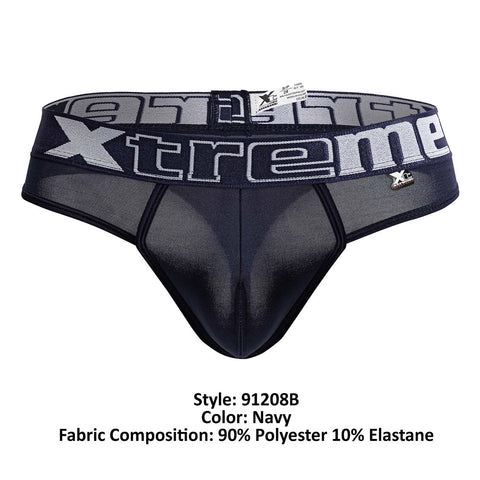 Xtremen 91208B Microfiber Thongs Color Navy