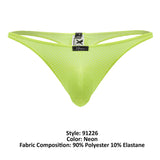Xtremen 91226 Microfiber Thongs Color Neon Green