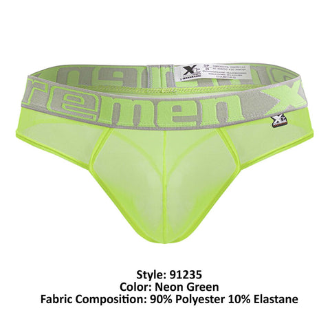 Xtremen 91235 Microfiber Thongs Color Neon Green