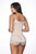 Vedette 136 Megane Open Bust Bodysuit w/ Lace Trim Color Nude