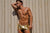 Male Power 153070 Heavy Metal Mini Short Boxer Briefs Color Gold