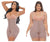 365me Shapewear G002 Control Bodysuits Alexa Color Cocoa