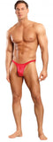 Male Power 442076 Satin Lycra Bong Thong Color Red