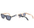 Alice Shoal 1009 Morgans Head Maple Wood Sunglasses Polarized Lenses Color Black