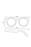 Alice Shoal 1013 Fort Bay Maple Wood Sunglasses Polarized Lenses Color Black