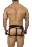 BiteWear BW2023108 Tuxedo Banana Jockstrap Color Fuchsia