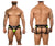 BiteWear BW2023108 Tuxedo Banana Jockstrap Color Green