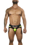 BiteWear BW2023108 Tuxedo Banana Jockstrap Color Green