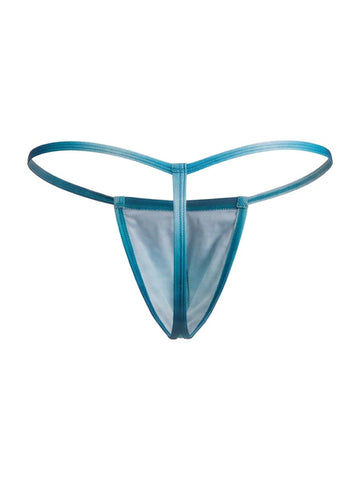 CandyMan 9586 G-String Color Blue Print