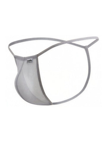 CandyMan 9586 G-String Color Gray Mesh