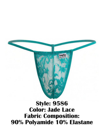 CandyMan 9586 G-String Color Jade Lace