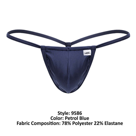 CandyMan 9586 G-String Thongs Color Petrol Blue