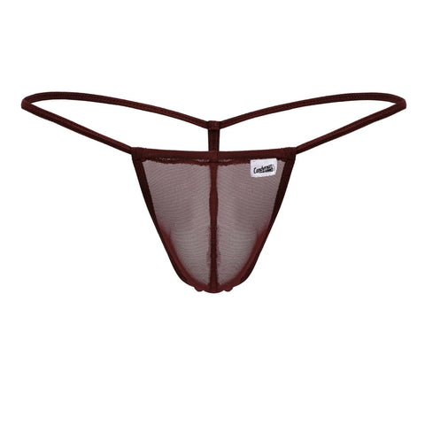 CandyMan 99246 G-String Thongs Color Burgundy