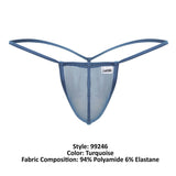 CandyMan 99246 G-String Thongs Color Turquoise