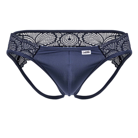 CandyMan 99312 Lace Jockstrap Color Navy