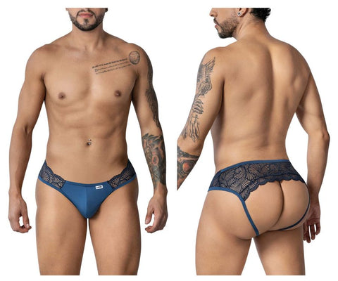 CandyMan 99312 Lace Jockstrap Color Navy
