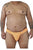 CandyMan 99315X Peek a Boo Lace Thongs Color Hot Orange
