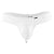 CandyMan 99315X Peek a Boo Lace Thongs Color White