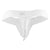 CandyMan 99315X Peek a Boo Lace Thongs Color White