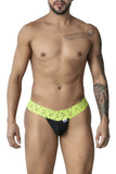 CandyMan 99370 Lace Thongs Color Hot Green