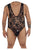 CandyMan 99380X Bodysuit Color Black